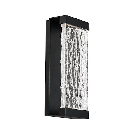 Dweled Fusion 14in LED Indoor and Outdoor Wall Light 3000K in Black WS-W391